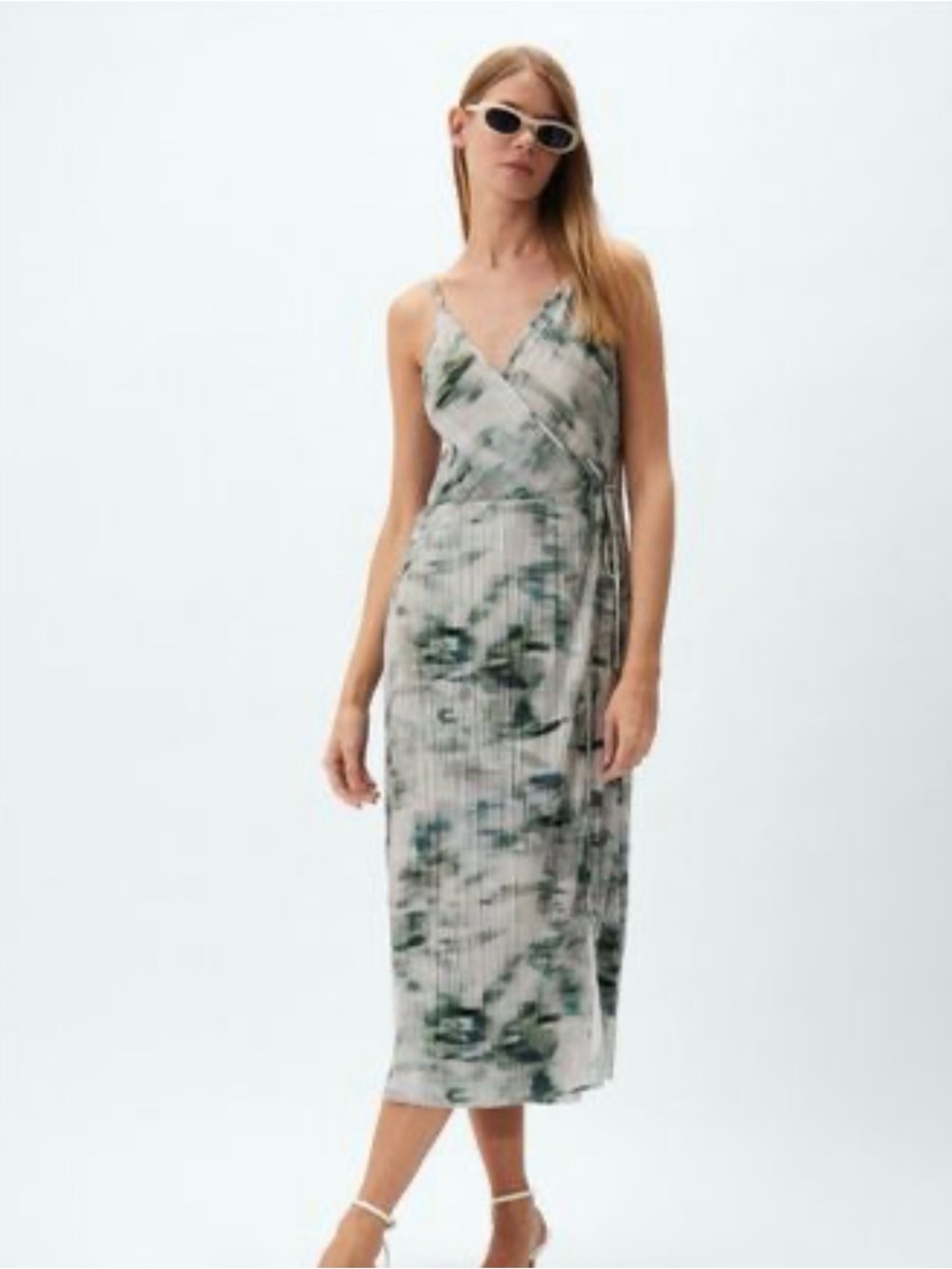 H&M faux wrap dress